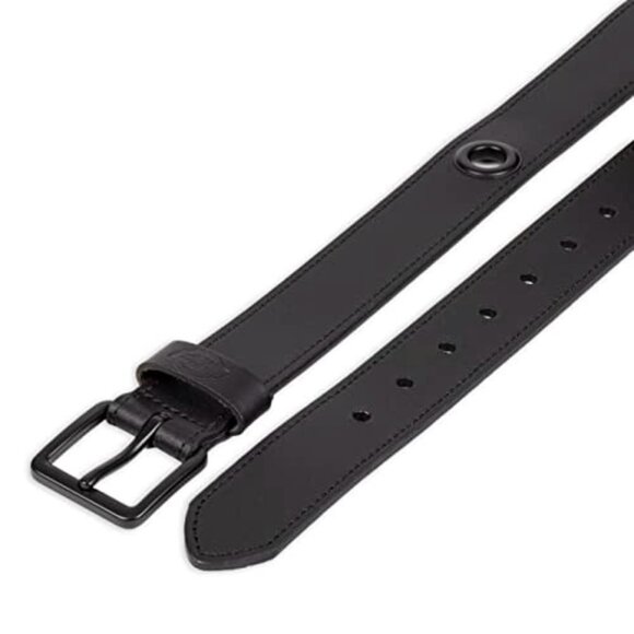 Dickies Belt Men's 3X 50-52 Black Casual Leather Grommet Style Belt NWT - Picture 4 of 6